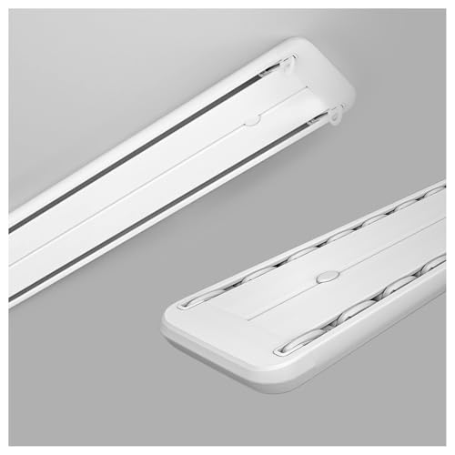 Deckenvorhangschiene, strapazierfähig, zweiläufig, Set für Büro, Zuhause, Schlafzimmer Deckenvorhangschiene, strapazierfähig, zweiläufig, Set für Büro, Zuhause, Schlafzimmer von Generisch
