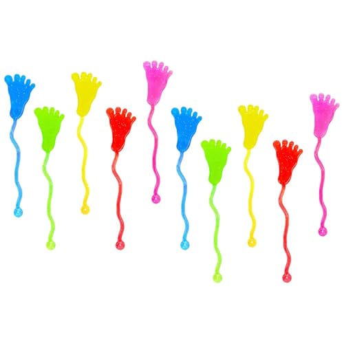 Dehnbares Fußspielzeug, 10x dehnbares sensorisches Spielzeug | Füße Formen elastisches Crawler -Spiel für Osterkorb Stuffers Dehnbares Fußspielzeug, 10x dehnbares sensorisches Spielzeug | Füße Formen elastisches Crawler -Spiel für Osterkorb Stuffers von Generisch