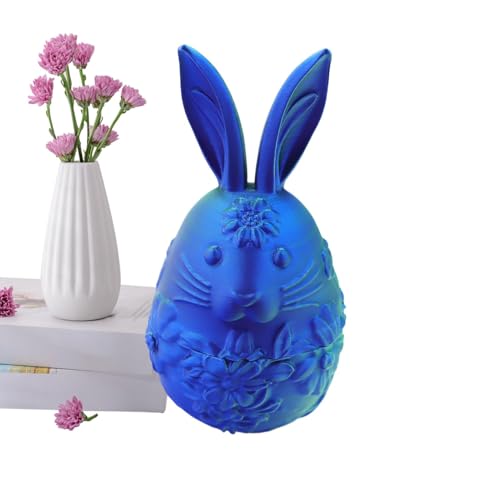 Dekorative Ostereier, Hasen -Ostereier | Dekorative Hasen -Eiersuche | Leere Osterspielzeug, Osterkorb Stuffers, Osterhome Desk Decor für Partydekorationen Dekorative Ostereier, Hasen -Ostereier | Dekorative Hasen -Eiersuche | Leere Osterspielzeug, Osterkorb Stuffers, Osterhome Desk Decor für Partydekorationen von Generisch