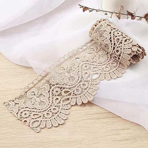Dekorative Spitzenbänder im Vintage-Stil, elegante Spitzenbänder zum Basteln, Nähen und Heimdekoration, perfekt für Hochzeiten, Geschenkverpackungen und DIY-Projekte von Generisch