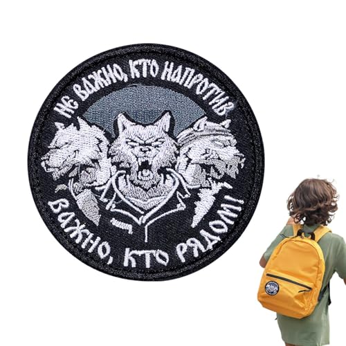 Dekorativer Stickerei-Aufnäher, Kleidungsabzeichen, Logo, Stickerei-Aufnäher, Mehrzweck-Dekorationswerkzeug für Hosen, Rucksäcke, Hüte, Jacken Dekorativer Stickerei-Aufnäher, Kleidungsabzeichen, Logo, Stickerei-Aufnäher, Mehrzweck-Dekorationswerkzeug für Hosen, Rucksäcke, Hüte, Jacken von Generisch