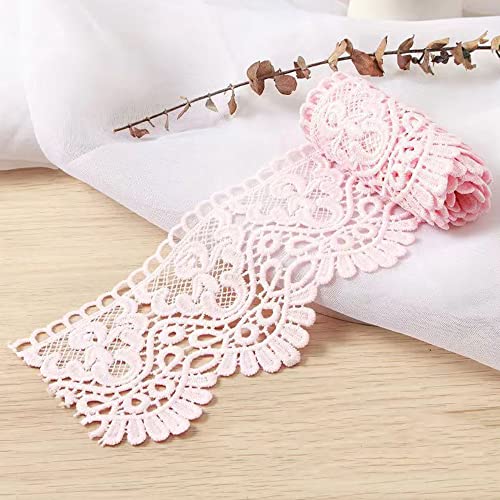 Dekoratives Spitzenband im Vintage-Stil – elegante florale Spitzenborten für Bastelarbeiten, Nähen, Geschenkverpackungen, Heimdekoration und Hochzeiten von Generisch