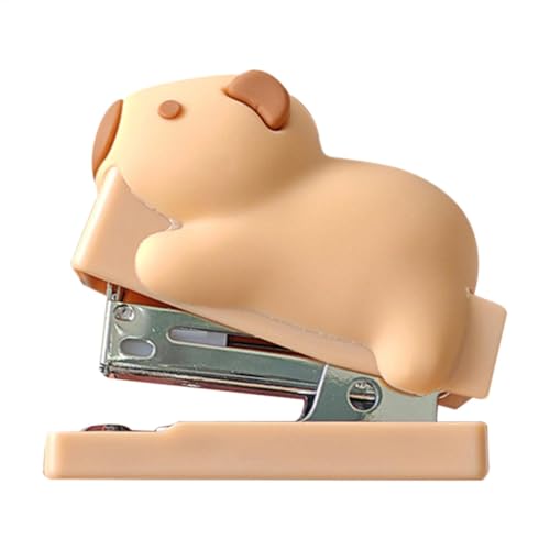 Desktop-Hefter - Cute Capybara Compact Hefter - Desktop Hefter | Desktop Saddle Hefter | Tragbarer Desktop-Hefter mit Heftklammer, l niedlicher Hefter für Schreibtisch, für Studenten oder Büro Desktop-Hefter - Cute Capybara Compact Hefter - Desktop Hefter | Desktop Saddle Hefter | Tragbarer Desktop-Hefter mit Heftklammer, l niedlicher Hefter für Schreibtisch, für Studenten oder Büro von Generisch