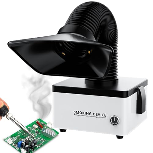 Desktop-Lötabsaugung mit LED-Licht, 50 W Rauchabsorber für saubere Schweißluft Desktop-Lötabsaugung mit LED-Licht, 50 W Rauchabsorber für saubere Schweißluft von Generisch