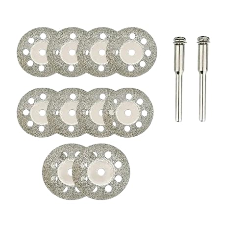 Diamant-Schneidräder für Dremel-Drehwerkzeug-Fliesens ch neider 545 Keramik-Glas-Stein-Mauerwerk-Scheiben-Set abgeschnittene Säge Porzellan-Beton-Ziegelstein von Generisch