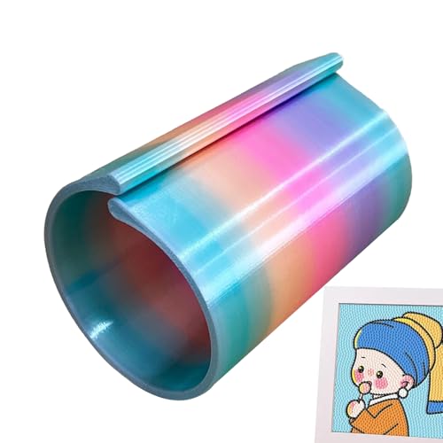 Diamond-Painting Canvas Rings | Canvas Roller for Painting | 3D-Druck von Edelsteingemälden Leinwandrollenhalter | Verstellbare Leinwandrolle Diamantkunst Bastel Organizer Zubehör für Zuhause von Generisch