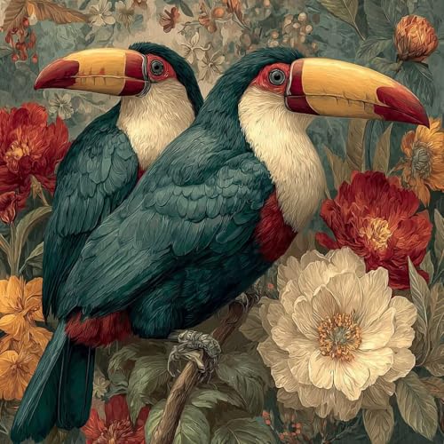 Diamond Painting Erwachsene Blume Diamond Painting Kinder Vogel, DIY 5D Bastelset Erwachsene Full Drill Eckige Stickerei Kreuzstich Anfänger Malerei für Home Wall Decor, Geschenk 100x100cm 1-H840 Diamond Painting Erwachsene Blume Diamond Painting Kinder Vogel, DIY 5D Bastelset Erwachsene Full Drill Eckige Stickerei Kreuzstich Anfänger Malerei für Home Wall Decor, Geschenk 100x100cm 1-H840 von Generisch