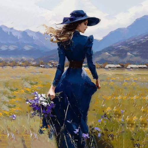 Diamond Painting Erwachsene Frau Diamond Painting Kinder Blume, DIY 5D Bastelset Erwachsene Full Drill Eckige Stickerei Kreuzstich Anfänger Malerei für Home Wall Decor, Geschenk 100x100cm K-6794 von Generisch