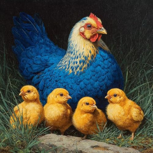 Diamond Painting Erwachsene Huhn Diamond Painting Kinder Anlage, DIY 5D Bastelset Erwachsene Full Drill Eckige Stickerei Kreuzstich Anfänger Malerei für Home Wall Decor, Geschenk 100x100cm T-1Z68 Diamond Painting Erwachsene Huhn Diamond Painting Kinder Anlage, DIY 5D Bastelset Erwachsene Full Drill Eckige Stickerei Kreuzstich Anfänger Malerei für Home Wall Decor, Geschenk 100x100cm T-1Z68 von Generisch
