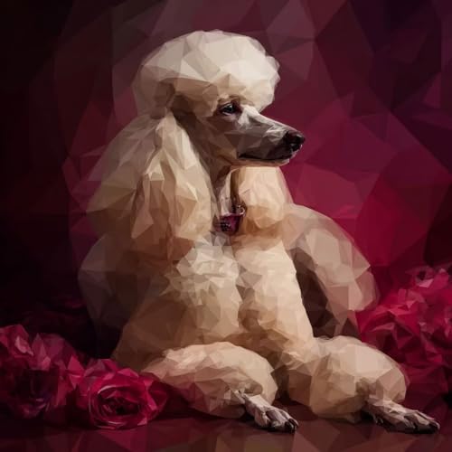Diamond Painting Erwachsene Hund Diamond Painting Kinder Blume, DIY 5D Bastelset Erwachsene Full Drill Eckige Stickerei Kreuzstich Anfänger Malerei für Home Wall Decor, Geschenk 100x100cm A-RH70 Diamond Painting Erwachsene Hund Diamond Painting Kinder Blume, DIY 5D Bastelset Erwachsene Full Drill Eckige Stickerei Kreuzstich Anfänger Malerei für Home Wall Decor, Geschenk 100x100cm A-RH70 von Generisch