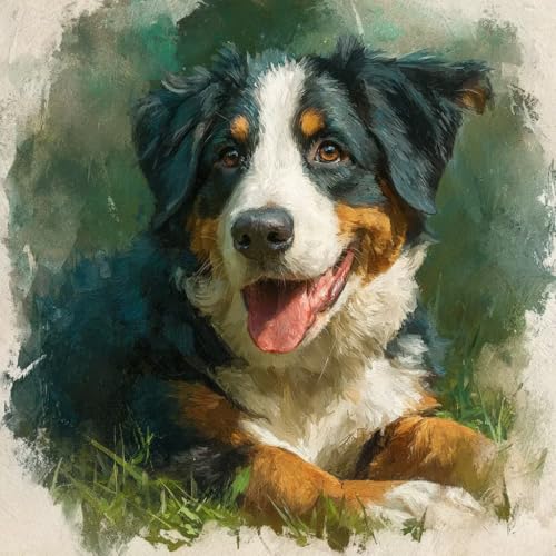 Diamond Painting Erwachsene Hund Diamond Painting Kinder Bourne Mountain, DIY 5D Bastelset Erwachsene Full Drill Eckige Stickerei Kreuzstich Anfänger Malerei für Home Wall Decor 100x100cm 1-TP46 Diamond Painting Erwachsene Hund Diamond Painting Kinder Bourne Mountain, DIY 5D Bastelset Erwachsene Full Drill Eckige Stickerei Kreuzstich Anfänger Malerei für Home Wall Decor 100x100cm 1-TP46 von Generisch