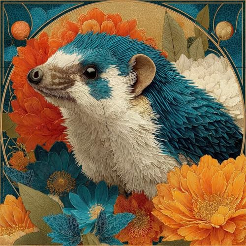 Diamond Painting Erwachsene Igel Diamond Painting Kinder Blume, DIY 5D Bastelset Erwachsene Full Drill Eckige Stickerei Anfänger Stickerei Kreuzstich Malerei für Wall Decor, Geschenk 40x40cm 6-L926 Diamond Painting Erwachsene Igel Diamond Painting Kinder Blume, DIY 5D Bastelset Erwachsene Full Drill Eckige Stickerei Anfänger Stickerei Kreuzstich Malerei für Wall Decor, Geschenk 40x40cm 6-L926 von Generisch