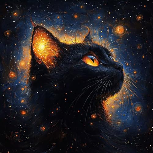 Diamond Painting Erwachsene Katze Diamond Painting Kinder Tier, DIY 5D Bastelset Erwachsene Full Drill Eckige Stickerei Kreuzstich Anfänger Malerei für Home Wall Decor, Geschenk 100x100cm S-4830 Diamond Painting Erwachsene Katze Diamond Painting Kinder Tier, DIY 5D Bastelset Erwachsene Full Drill Eckige Stickerei Kreuzstich Anfänger Malerei für Home Wall Decor, Geschenk 100x100cm S-4830 von Generisch