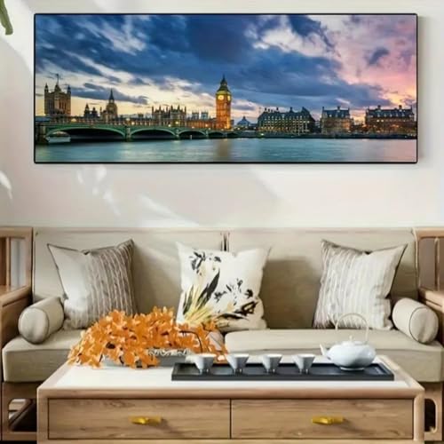 Diamond Painting Erwachsene Kits, 5D Stadt Diamant Painting Bilder Anfänger, DIY Runder Malen Nach Zahlen Vollbohrer Diamanten Malerei Stickerei Kreuzstich Geschenke Home Wand Dekor 40x80cm Z1616 Diamond Painting Erwachsene Kits, 5D Stadt Diamant Painting Bilder Anfänger, DIY Runder Malen Nach Zahlen Vollbohrer Diamanten Malerei Stickerei Kreuzstich Geschenke Home Wand Dekor 40x80cm Z1616 von Generisch