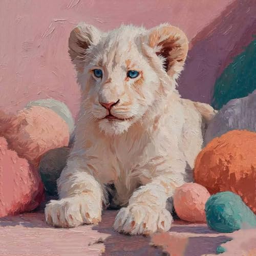Diamond Painting Erwachsene LöWe Diamond Painting Kinder Tier, DIY 5D Bastelset Erwachsene Full Drill Eckige Stickerei Anfänger Stickerei Kreuzstich Malerei für Wall Decor, Geschenk 100x100cm 3-IY56 Diamond Painting Erwachsene LöWe Diamond Painting Kinder Tier, DIY 5D Bastelset Erwachsene Full Drill Eckige Stickerei Anfänger Stickerei Kreuzstich Malerei für Wall Decor, Geschenk 100x100cm 3-IY56 von Generisch