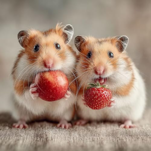 Diamond Painting Erwachsene Obst Diamond Painting Kinder Hamster, DIY 5D Bastelset Erwachsene Full Drill Eckige Stickerei Kreuzstich Anfänger Malerei für Home Wall Decor, Geschenk 100x100cm J-8R96 Diamond Painting Erwachsene Obst Diamond Painting Kinder Hamster, DIY 5D Bastelset Erwachsene Full Drill Eckige Stickerei Kreuzstich Anfänger Malerei für Home Wall Decor, Geschenk 100x100cm J-8R96 von Generisch
