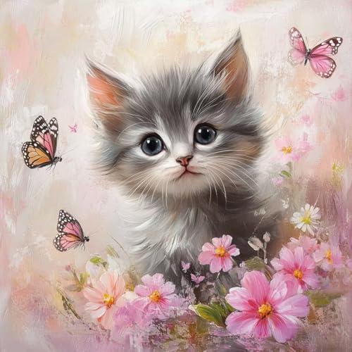 Diamond Painting Erwachsene Set Pets Diamant Painting Bilder Anfänger, 5D Full Drill Diamant Malerei, DIY Crystal Art 50x50cm Klein Kits Arts Geschenk für Home Wand Décor 720 Diamond Painting Erwachsene Set Pets Diamant Painting Bilder Anfänger, 5D Full Drill Diamant Malerei, DIY Crystal Art 50x50cm Klein Kits Arts Geschenk für Home Wand Décor 720 von Generisch
