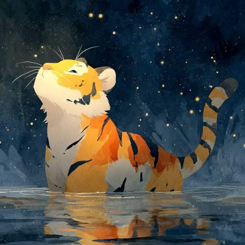 Diamond Painting Erwachsene Tiger Diamond Painting Kinder Sternenhimmel, DIY 5D Bastelset Erwachsene Full Drill Eckige Stickerei Kreuzstich Anfänger Malerei für Wall Decor, Geschenk 80x80cm G-S241 Diamond Painting Erwachsene Tiger Diamond Painting Kinder Sternenhimmel, DIY 5D Bastelset Erwachsene Full Drill Eckige Stickerei Kreuzstich Anfänger Malerei für Wall Decor, Geschenk 80x80cm G-S241 von Generisch