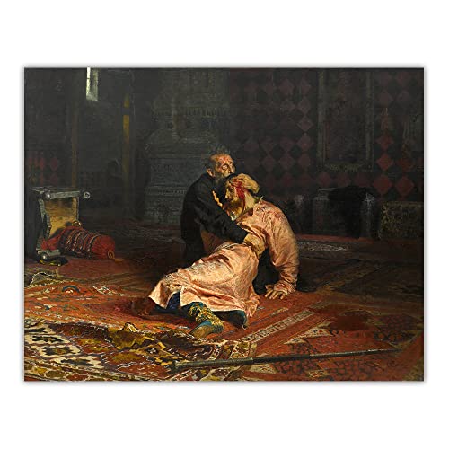 Diamond Painting Kits Ilya Efimovich Repin Iwan der Schreckliche und sein Sohn Ivan DIY 5D Full Drill Diamant Punkte Gemälde Bild Kunst Home Wall Decor Diamond Painting Kits Ilya Efimovich Repin Iwan der Schreckliche und sein Sohn Ivan DIY 5D Full Drill Diamant Punkte Gemälde Bild Kunst Home Wall Decor von Generisch