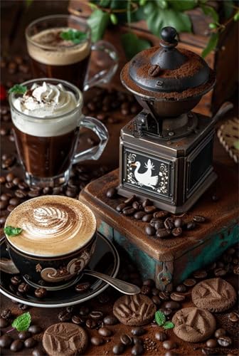 Diamond Painting Set für Erwachsene Latte-Art Groß Diamant Malerei Bastelset 5D DIY Full Drill Set Bilder Embroidery Basteln, Painting with Accessorie, für Home Wanddeko 60x80cm Square Drill Jx1979 Diamond Painting Set für Erwachsene Latte-Art Groß Diamant Malerei Bastelset 5D DIY Full Drill Set Bilder Embroidery Basteln, Painting with Accessorie, für Home Wanddeko 60x80cm Square Drill Jx1979 von Generisch