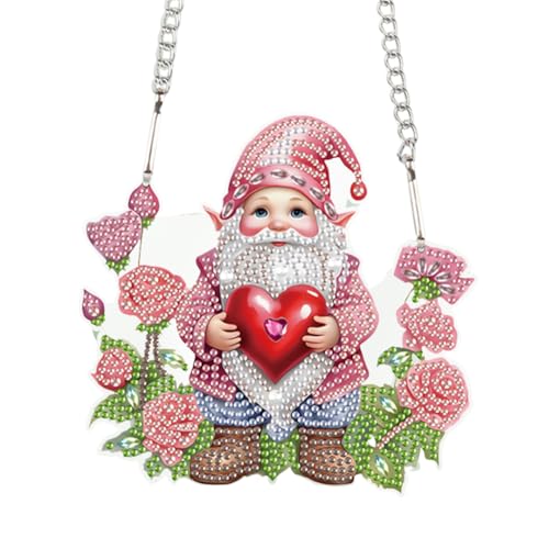 Diamond Painting Valentinstag Türkranz,Diamond Painting Valentinstag Anhänger mit Kette,Diamant Painting Fensterbilder,Liebes Wichtel Aufhängen für Fenster Wand Und Eingang Decor-Wichtel-1 Diamond Painting Valentinstag Türkranz,Diamond Painting Valentinstag Anhänger mit Kette,Diamant Painting Fensterbilder,Liebes Wichtel Aufhängen für Fenster Wand Und Eingang Decor-Wichtel-1 von Generisch