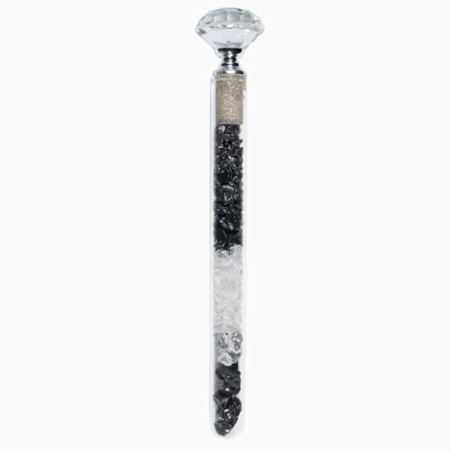 Diamond-Waterstick - Edelsteinenergie für Getränke mit 1cr (Karat) Naturdiamant. Edelsteinwasser Stab aus Edelschungit, Onyx, Bergkristall, Hämatit von Generisch