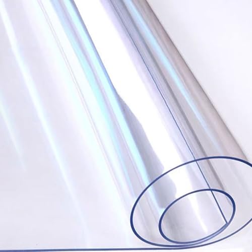 Dicker klarer Tischbedeckungsschutz, klare Tischschutz für Esszimmertisch, Plastiktischabdeckung wasserdicht einfach ölresistent1.5mm, 70 * 130CM/27 * 51in Dicker klarer Tischbedeckungsschutz, klare Tischschutz für Esszimmertisch, Plastiktischabdeckung wasserdicht einfach ölresistent1.5mm, 70 * 130CM/27 * 51in von Generisch