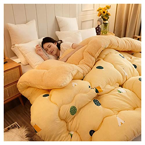 Dicker und dichter Fleece-Lamm-Samtstoff, Winter-Baumwolldecke, warmer Kaschmir-Steppkern, superweiche Bettwäsche, Woll-Fleece-Decke Dicker und dichter Fleece-Lamm-Samtstoff, Winter-Baumwolldecke, warmer Kaschmir-Steppkern, superweiche Bettwäsche, Woll-Fleece-Decke von Generisch