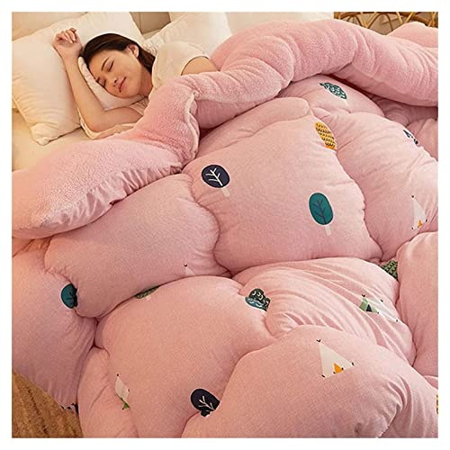 Dicker und dichter Fleece-Lamm-Samtstoff, Winter-Baumwolldecke, warmer Kaschmir-Steppkern, superweiche Bettwäsche, Woll-Fleece-Decke Dicker und dichter Fleece-Lamm-Samtstoff, Winter-Baumwolldecke, warmer Kaschmir-Steppkern, superweiche Bettwäsche, Woll-Fleece-Decke von Generisch