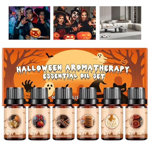 Diffusor Aromatherapie Öle - Halloween Duftöl Für Auto Luftbefeuchter - Halloween Luftbefeuchter Duft Für Schlafzimmer Haushalt Diffusor Aromatherapie Öle - Halloween Duftöl Für Auto Luftbefeuchter - Halloween Luftbefeuchter Duft Für Schlafzimmer Haushalt von Generisch