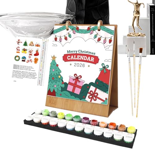 Digitaler Malkalender 2026 – Digitaler handgefertigter Ölgemälde-Malkalender mit Pinseln, Acrylfarbe, multifunktionalen Themen, Ornamenten, interaktiver Malspaß, geeignet für Familie Digitaler Malkalender 2026 – Digitaler handgefertigter Ölgemälde-Malkalender mit Pinseln, Acrylfarbe, multifunktionalen Themen, Ornamenten, interaktiver Malspaß, geeignet für Familie von Generisch