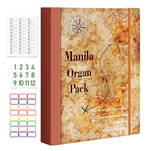 Dokument Organizer Binder, wichtige Dokumente Organizer | Familiendokumentorganisator - Anti-verlorene Akkordeonspeicherbindemittel für Andenkenzertifikate Geburtsurkunden von Generisch