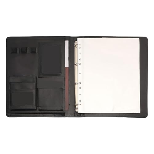Dokumenten Organizer Folio, Dokumenten-Organizer-Ordner, Mehrzweck Folioordnerhalter, Organizer Für Persönliche Dokumente Aus Kunstleder, Aktenordner, Tragbare Dokumentenaufbewahrungsmappe Für Männe von Generisch