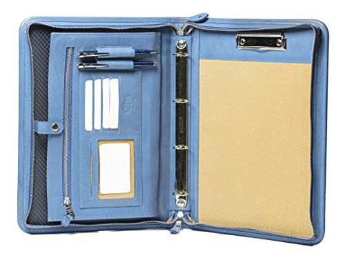 Dokumentenmappe, echtes leder Ledermappe, Schreibmappe, Businessmappe, Messenger Bag, Mappe für Ringeinlagen, Konferenzmappe, Ledermappe von Generisch