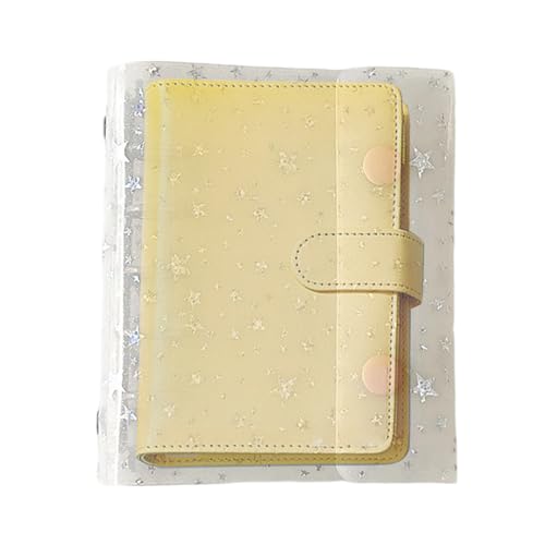 Dokumentenmappe,Notizbuch-Ringordner für lose Blätter - Tragbarer Kartenhalter Sternendesign für Journal Klebeband Sticker Tickets Schule Büro Lehrer Schüler Projektmanager Dokumentenmappe,Notizbuch-Ringordner für lose Blätter - Tragbarer Kartenhalter Sternendesign für Journal Klebeband Sticker Tickets Schule Büro Lehrer Schüler Projektmanager von Generisch