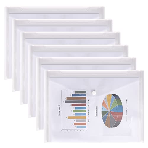 Dokumentenmappen aus transparentem Kunststoff, A4, mit Etikettentaschen und sicherem Schnappverschluss, wasserdicht, für Büro, Schule und Zuhause Dokumentenmappen aus transparentem Kunststoff, A4, mit Etikettentaschen und sicherem Schnappverschluss, wasserdicht, für Büro, Schule und Zuhause von Generisch