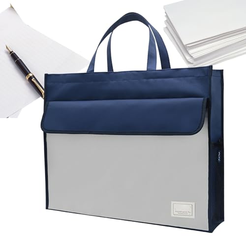 Dokumenttasche - Business -briefCase Cover | Speicherbeutel Für A3 -Datei -Taschen Mit Handle, Speicherhandtasche Mit Großen Tragbaren Dokumenten von Generisch
