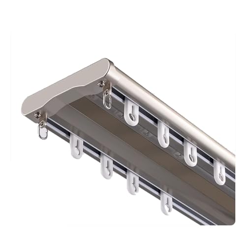 Doppel-Gardinenstangenhalterung – verstellbare Aluminiumschienen für mehr Privatsphäre in Wohnräumen von Generisch