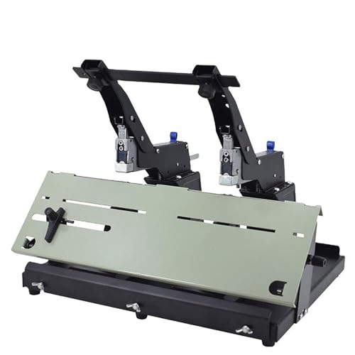 Doppelkopf Booklet Maker mit Klemme, Bindestärke 40 Blatt, Manuelle Flachsattelnaht, Doppelzweckmaschine von Generisch