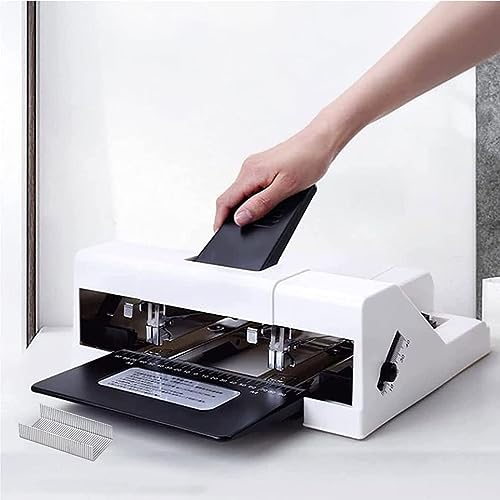 Doppelkopf-Hefter, einstellbare Papiereingangstiefe, bindet bis zu 50 Blatt, geeignet für A3/A4/A5-Formate, ideal für den Büro-Desktop-Einsatz Doppelkopf-Hefter, einstellbare Papiereingangstiefe, bindet bis zu 50 Blatt, geeignet für A3/A4/A5-Formate, ideal für den Büro-Desktop-Einsatz von Generisch