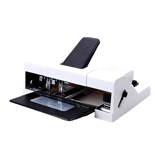 Doppelkopf-Hefter, robuster Papierbinder mit 50 Blatt Kapazität, einstellbare Tiefe und Abstand, für Schule, Büro, Zuhause Doppelkopf-Hefter, robuster Papierbinder mit 50 Blatt Kapazität, einstellbare Tiefe und Abstand, für Schule, Büro, Zuhause von Generisch