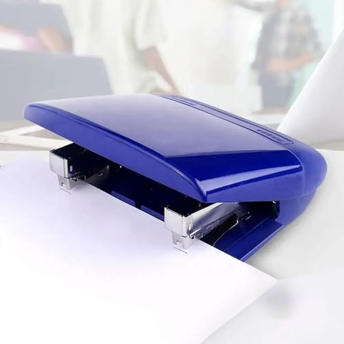 Doppelkopf-Hefter, verstellbare Papiereinzugstiefe 0–58 mm, arbeitssparendes Design für Büro, Schule und Lager von Generisch