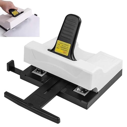 Doppelkopf-Hefter, verstellbare Papiertiefe, robuste Bindemaschine für Büro, Zuhause, Schule von Generisch