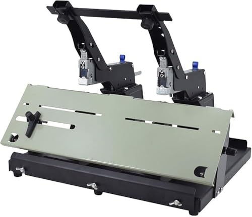 Doppelkopf-Heftgerät mit Klemme - Manueller Flach- und Sattelhefthefter bindet bis zu 40 Blatt Doppelkopf-Heftgerät mit Klemme - Manueller Flach- und Sattelhefthefter bindet bis zu 40 Blatt von Generisch