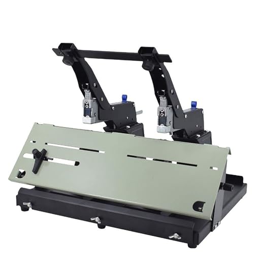 Doppelkopfhefter, Manueller Bookletmacher, flache Sattelheftung für bis zu 40 Blatt, Doppelzweck Hefter mit Klemme, ideal zum Binden und Basteln Doppelkopfhefter, Manueller Bookletmacher, flache Sattelheftung für bis zu 40 Blatt, Doppelzweck Hefter mit Klemme, ideal zum Binden und Basteln von Generisch