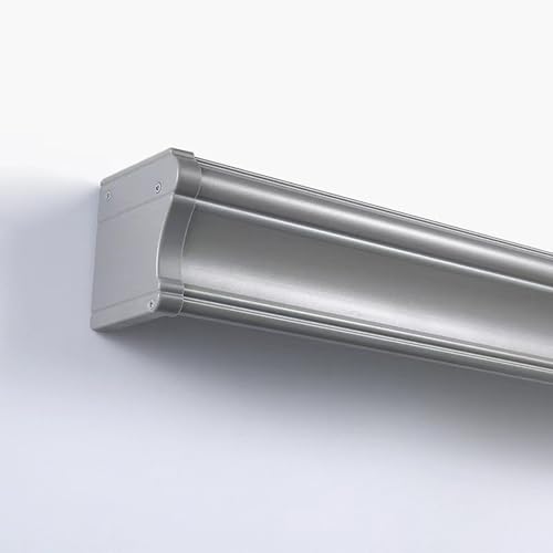 Doppelschienen-Vorhangschienensystem aus Metall – 1–8 m verstellbare Wandhalterung für sanftes Gleiten, perfekt für Verdunkelungsvorhänge im Schlafzimmer und im Türbereich – 2,3 m (7,5 Fuß) von Generisch