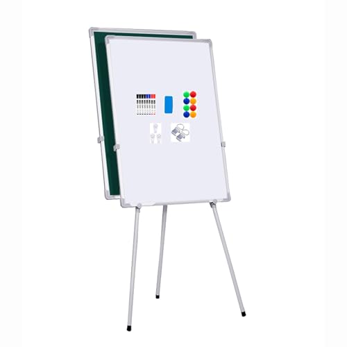 Doppelseitige, trocken abwischbare Tafel mit Ständer, verstellbare Höhe, magnetisches Whiteboard, tragbare Stativ-Staffelei, grün, 45 x 60 cm – perfekt für Zuhause, Büro, Bildung Doppelseitige, trocken abwischbare Tafel mit Ständer, verstellbare Höhe, magnetisches Whiteboard, tragbare Stativ-Staffelei, grün, 45 x 60 cm – perfekt für Zuhause, Büro, Bildung von Generisch
