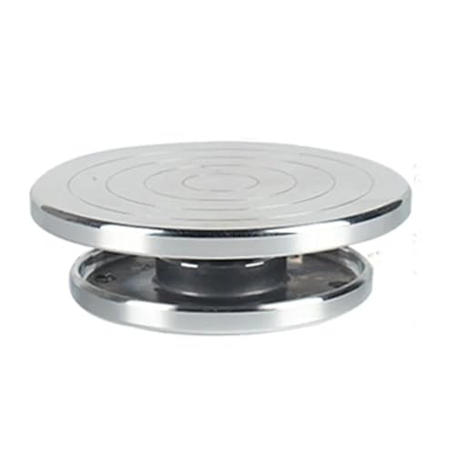 Doppelseitige Töpferscheibe – 25 cm robuster Drehteller aus Metall, ideal zum Formen und Dekorieren von Gusseisen mit Kugellagern, rutschfestes Design für Stabilität Doppelseitige Töpferscheibe – 25 cm robuster Drehteller aus Metall, ideal zum Formen und Dekorieren von Gusseisen mit Kugellagern, rutschfestes Design für Stabilität von Generisch