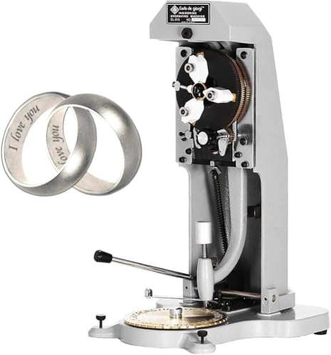 Doppelseitige Zifferblatt-Ring-Graviermaschine für Innengravur und Buchstabenblock-Schmuckherstellung von Generisch