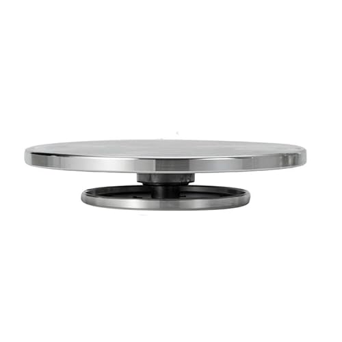 Doppelseitiger Aluminium-Keramik-Drehteller – 25 cm große Töpferscheibe für Modelliermassenkunst und faule Drehwerkzeuge – ideal für Töpferei, Skulptur und Bastelprojekte Doppelseitiger Aluminium-Keramik-Drehteller – 25 cm große Töpferscheibe für Modelliermassenkunst und faule Drehwerkzeuge – ideal für Töpferei, Skulptur und Bastelprojekte von Generisch